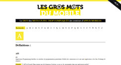 Desktop Screenshot of lesgrosmotsdumobile.com